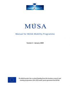 Manual for MUSA Mobility Programme